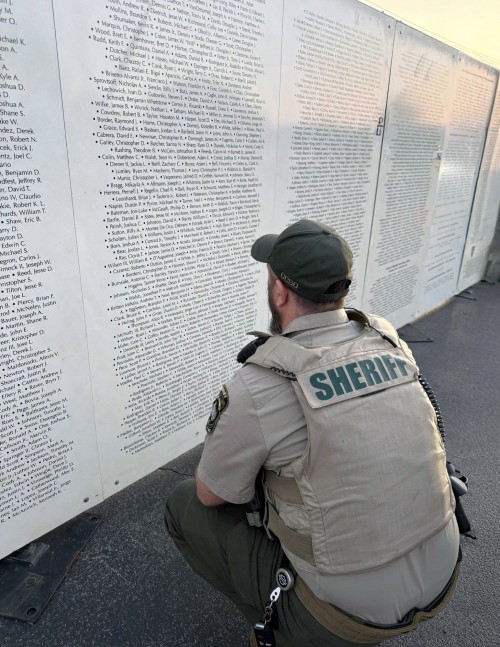 Sheriff at the War on Terror Wall